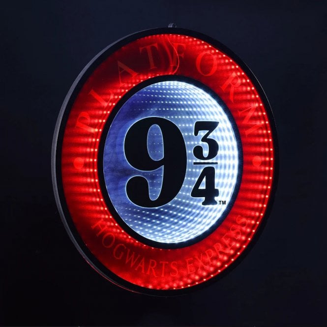 Noma Harry Potter™ 45cm Platform 9 3/4 Sign Infinity Light