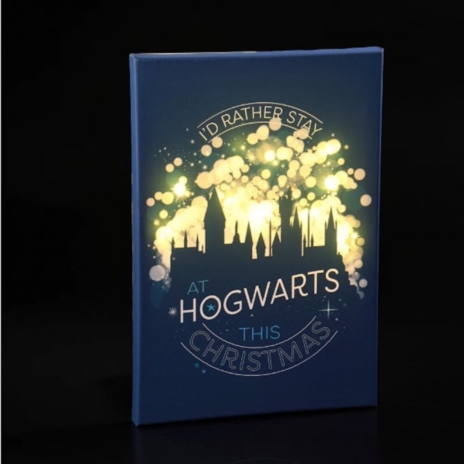 Noma Harry Potter™ 52cm Hogwarts Christmas LED Canvas