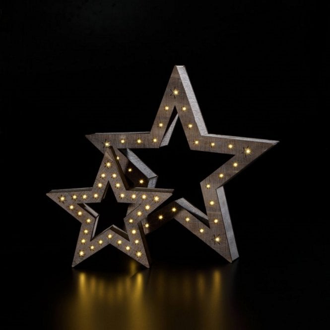 Noma Rustic Wooden Stars