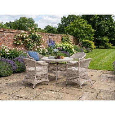 Cotswold - Wicker 4 seater dining