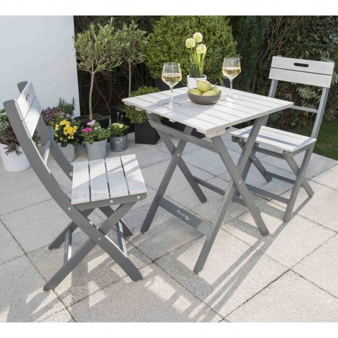 Norfolk Leisure Florenity Grigio Bistro Set