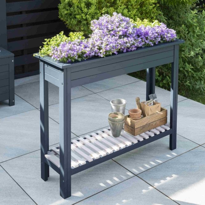 Norfolk Leisure Galaxy High Planter with Zinc Tray