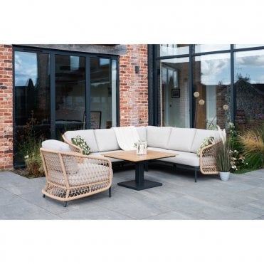 Peakdale Mini Corner Set With Adjustable Table