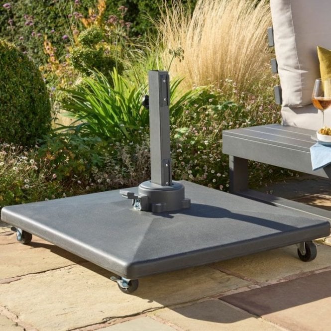 Norfolk Leisure Royce 90kg Plastic Covered Concrete Base with Wheels