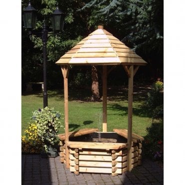 50 Gallon Square Wishing Well Fountain With Pump