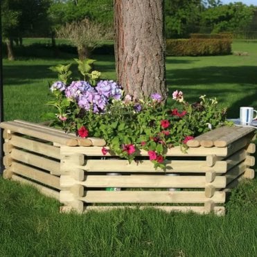 Large Tree Seat With Planter