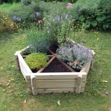 Small Herb And Planter Wheel