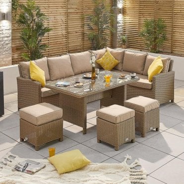 Ciara Corner Dining Set with Casual Table