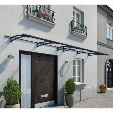 Aquila 4100 Door Canopy Clear Grey