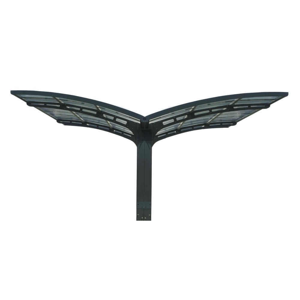 Palram-Canopia Arizona 5000 Wave Double Carport | Garden Street