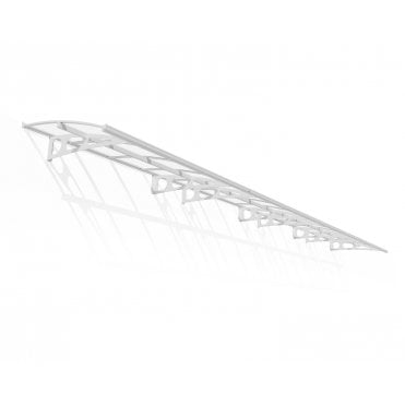 Bordeaux 8920 Door Canopy- White Clear