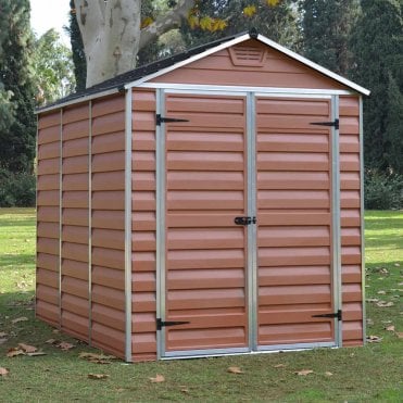 Skylight Plastic Amber Apex Shed 6X8