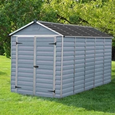 SkyLight Plastic Grey Apex Shed 6X12