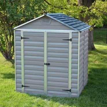 SkyLight Plastic Grey Apex Shed 6X5