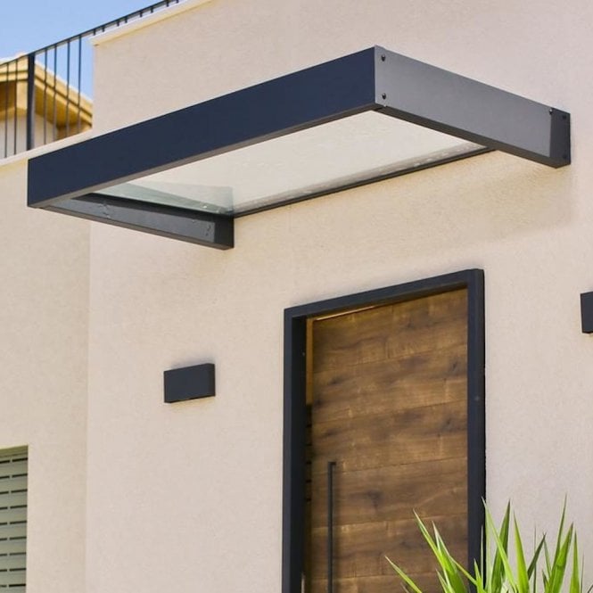 Palram-Canopia Sophia 1600 Door Canopy - White Glazing