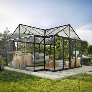 Victory Grand Garden Chalet Black 13X15