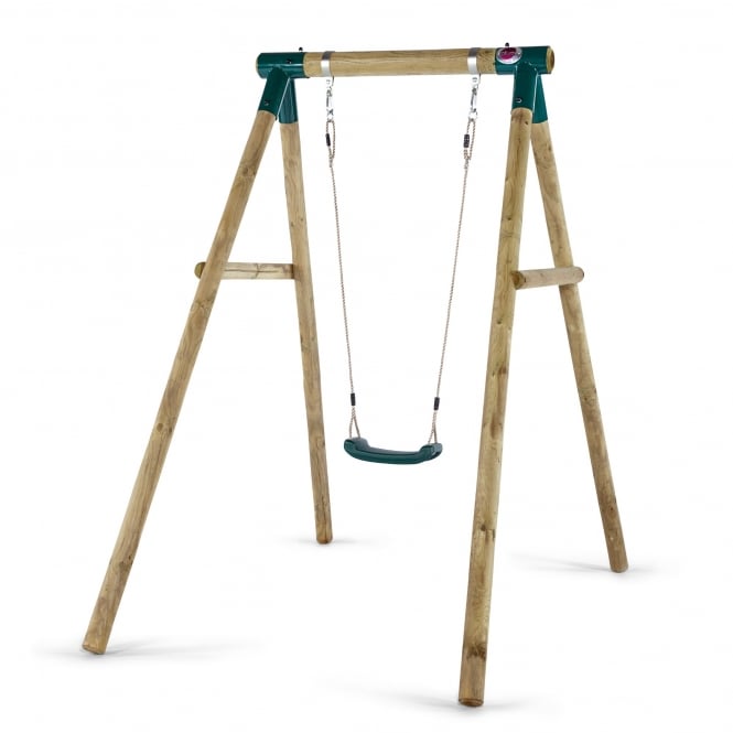 Plum Bush Baby Wooden Single Swing Set
