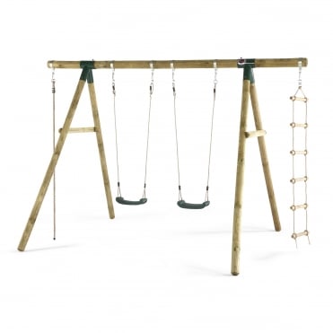Gibbon Wooden Garden Swing Set