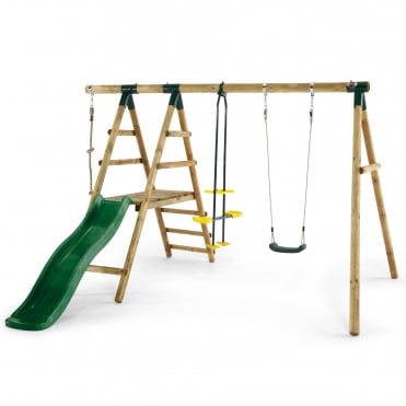 Meerkat Wooden Garden Swing and Climbing Frame