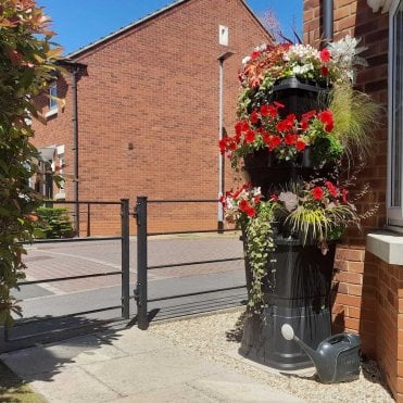 3 Tier Water Butt With Planters 200 Litres