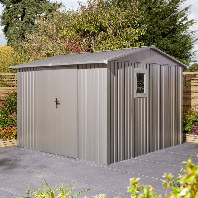 Rowlinson 10x10 Brentvale Premium Metal Apex Shed