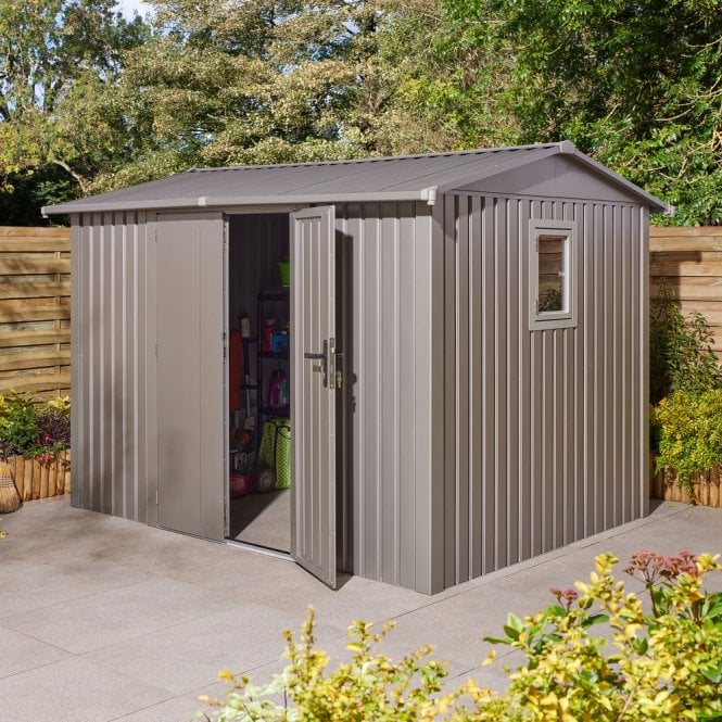 Rowlinson 10x8 Brentvale Premium Metal Apex Shed