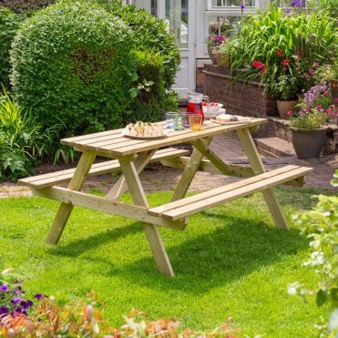 5ft Traditional Picnic Table