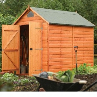 6x8 Shiplap Windowless Double Door Apex Security Shed
