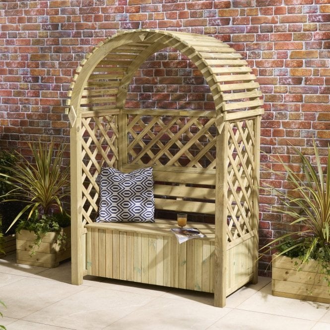 Rowlinson Chiltern Arbour With Storage Box