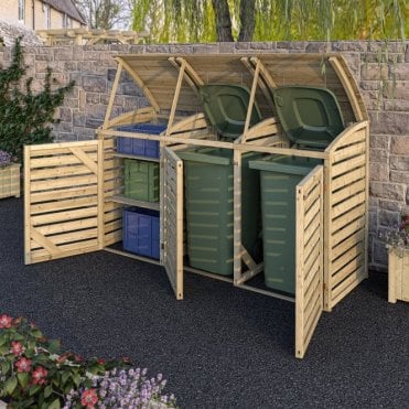 Classic Double Bin Store With Box Store