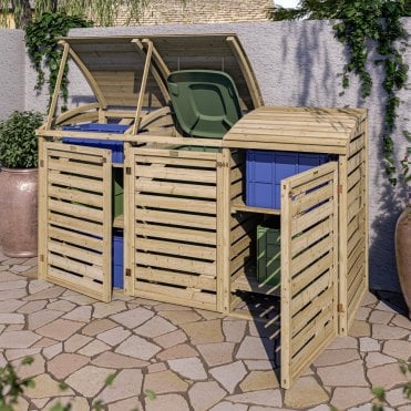 Classic Single Bin Store With Double Box Store