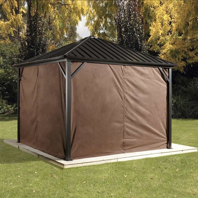 Rowlinson Curtains for Sojag Dakota Gazebo 3m x 3.7m