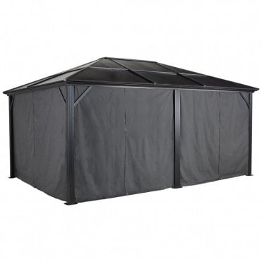 Curtains for Sojag Meridien Gazebo 3.7m x 4.9m