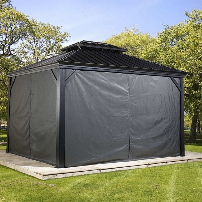 Rowlinson Curtains for Sojag Messina Gazebo 3m x 3.7m