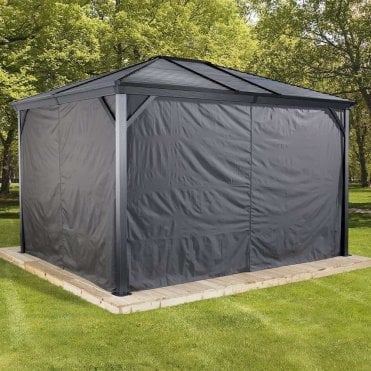 Curtains for Sojag Ventura / Ventura II Gazebo 3m x 3m