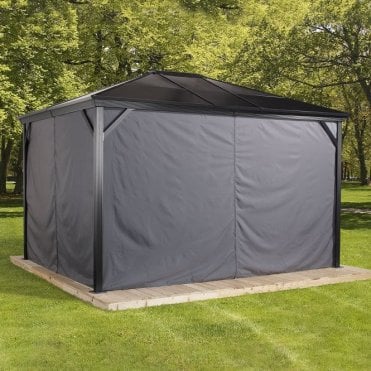 Curtains for Sojag Verona Gazebo 3m x 3.7m