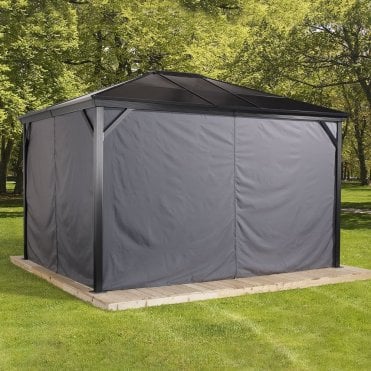Curtains for Sojag Verona Gazebo 3m x 4.3m