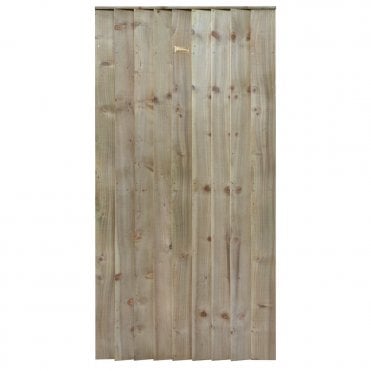 Featheredge Square Top Wooden Gate