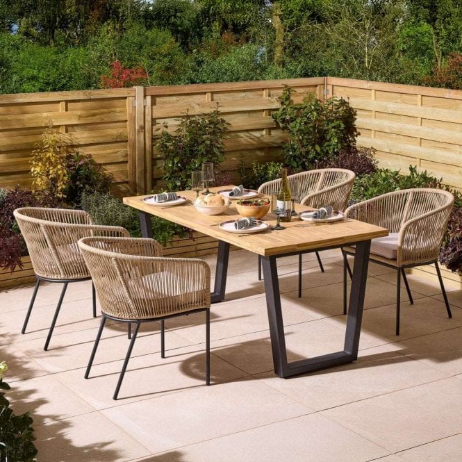 Rowlinson Oslo 4 Seat Dining Set