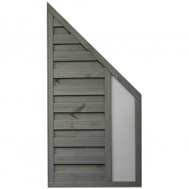 Palermo Angled Opaque Infill Fence Panel 3X6
