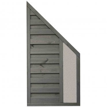 Palermo Angled Solid Infill Fence Panel 3X6