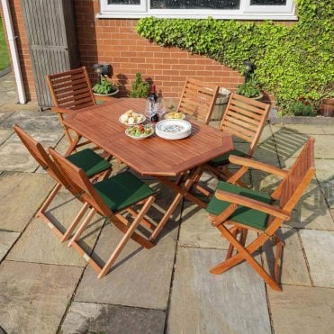 Plumley Hardwood 6 Seater Dining Set