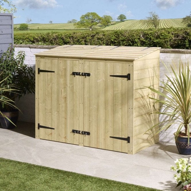 Rowlinson Premier Shiplap Single Bin Store With Box Store