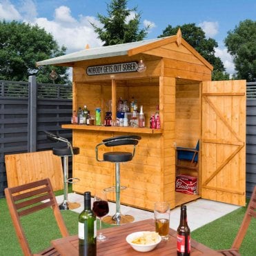 Shiplap Garden Bar & Shed 6X6