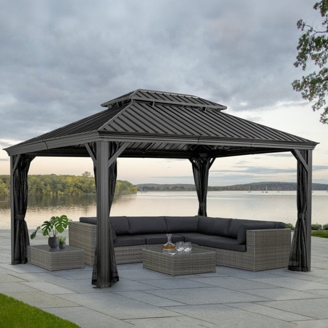 Rowlinson Sojag Messina Gazebo 3.7m x 4.9m