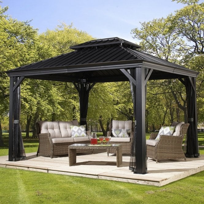 Rowlinson Sojag Messina Gazebo 3m x 3.7m