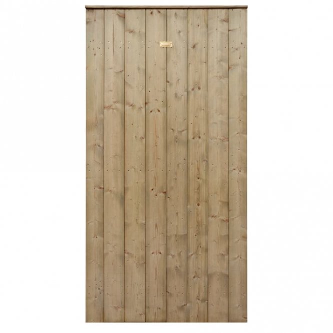 Rowlinson Tongue and Groove Square Top Wooden Gate