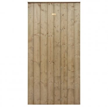 Tongue and Groove Square Top Wooden Gate