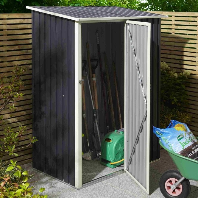 Rowlinson Trentvale Dark Grey Metal Store 5X3