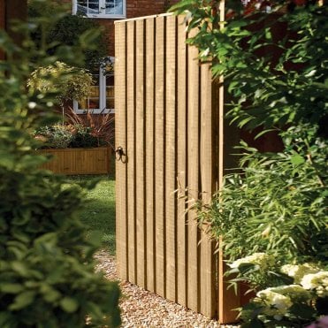 Vertical Board Gate 6x3 Pressure Treated